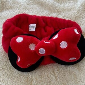 Disney Red and Black Polka Dot Minnie Bow Headband